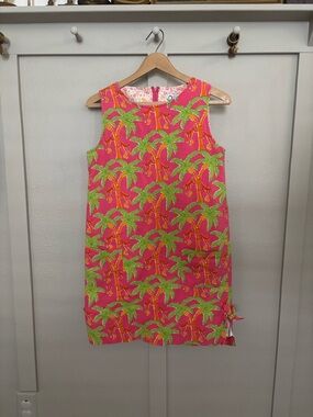 White Label Lilly Pulitzer Palm Tree & Monkey Dress | Sleeveless | SZ 4